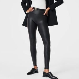 NWOT SPANX FAUX LEATHER LEGGING